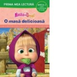 Masha si Ursul. O masa delicioasa .Nivelul 2 Carte cu despartiri in silabe - Ana Ion