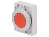 Comutator apăsare 30mm 2 poziții roșu