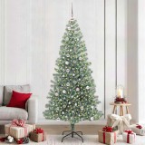 VidaXL Pom de Crăciun artificial cu zăpadă imitată și lumină LED 3396835