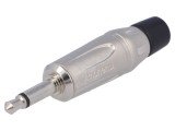 Conector Jack 3,5mm tată mono, drept