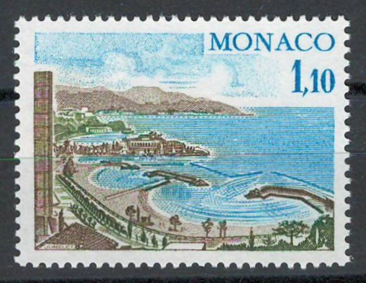 Monaco 1977 Mi 1255 MNH - Vederi și clădiri ale Principatului