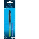 Stilou Schneider Voyage + 2 rezerve/blister, culoare negru 2025/2026