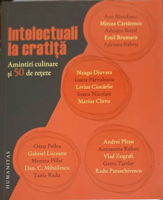 INTELECTUALI LA CRATITA. AMINTIRI CULINARE SI 50 DE RETETE-COLECTIV-264016
