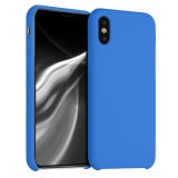 Husa pentru Apple iPhone X / iPhone XS, Silicon, Albastru, 42495.189, Carcasa, Kwmobile