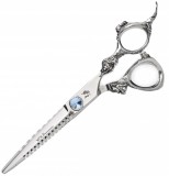 WOLF Foarfece pentru dreptaci 5.5. Foarfece de tuns Sharky-B offset pentru salon Linia profesională
