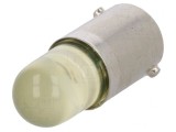 Lampă LED BA9S Galbenă 12V