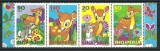 ALBANIA 2002 DISNEY DESENE ANIMATE BAMBI, Nestampilat