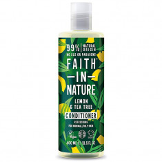 Balsam Natural Revigorant cu Lamaie si Tea Tree pentru Toate Tipurile de Par 400 mililitri Faith In Nature