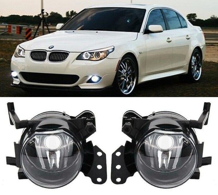 Proiectoare ceata bara M-Tech M-Sport BMW E60 E61 clar NOU
