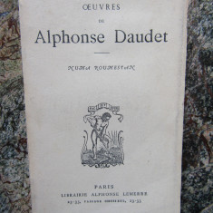 OEUVRES de ALPHONSE DAUDET - NUMA ROUMESTAN , 1948