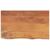 Cumpara ieftin Blat de baie, 90x60x2,5 cm, dreptunghiular, lemn masiv acacia