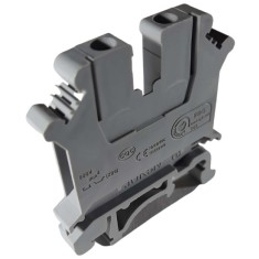 Clema sir terminala 6mm2 gri montaj pe sina DIN 35mm 690V 32A