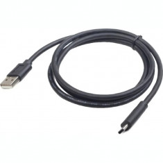 CABLU alimentare si date GEMBIRD pt. smartphone USB 2.0 (T) la USB 2.0 Type-C (T) 3m negru &amp;amp;quot;CCP-USB2-AMCM-10&amp;amp;quot; (include TV 0.06 lei) foto