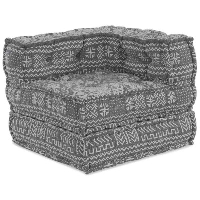 vidaXL Canapea modulară Geometric Gri deschis 70 x 70 x 54 cm țesătură 4019057 foto