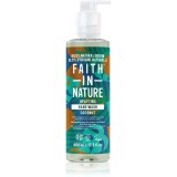 Faith In Nature Coconut Săpun natural pentru m&acirc;ini cu ulei de cocos 400 ml