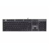 Tastatura cu fir gri A4-TECH A4TKLA39976, A4tech