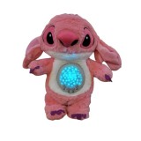 Jucarie de plus Angel KidMania&reg; cu functie lumina de veghe si melodii pentru copii, 33 cm