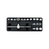 Set Chei Tubulare Buson Ulei Yato YT-0599, 18 piese, 5/16-3/8, 8-17 mm, Clasa Profesionala, Garantie 24 Luni