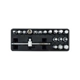 Set Chei Tubulare Buson Ulei Yato YT-0599, 18 piese, 5/16-3/8, 8-17mm, Profesional, Polonia