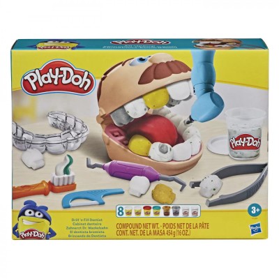 Play-doh Set Dentistul Cu Accesorii Si Dinti Colorati foto