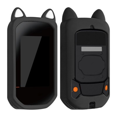 Husa de protectie pentru GPS Bryton Rider 420/Rider 320, Kwmobile, Negru, Silicon, 55654.01 foto