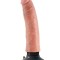 Vibrator Realistic Cu Ventuza King Cock, Natural, 21.5 cm