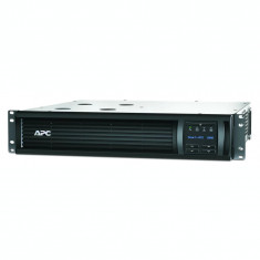 UPS APC &quot;Smart-UPS SMT&quot; Line Int. cu sinusoida pura cu management rack 1000VA / 700W AVR IEC x 4 1 x baterie APCRBC132 display LCD back-up 3
