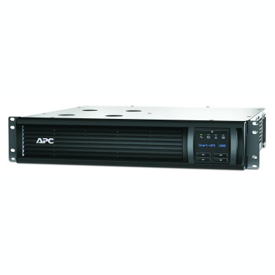 UPS APC &amp;amp;quot;Smart-UPS SMT&amp;amp;quot; Line Int. cu sinusoida pura cu management rack 1000VA / 700W AVR IEC x 4 1 x baterie APCRBC132 display LCD back-up 3 foto