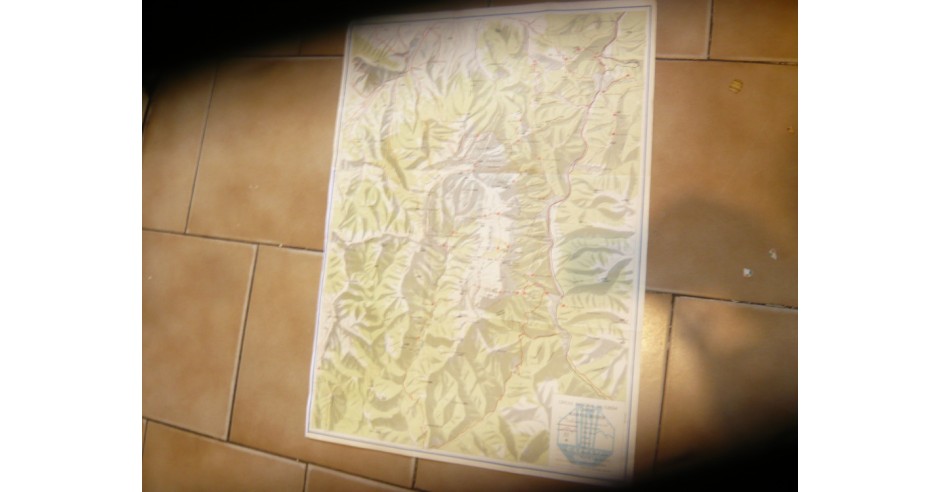 Harta Turistica ONT Carpati - Masivul Bucegi - RPR 1960 , 63x45cm ...