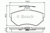 Set placute frana,frana disc VW PASSAT Variant (3A5, 35I) (1988 - 1997) BOSCH 0 986 495 246