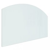 Cumpara ieftin Placa de sticla pentru semineu, 100x60 cm