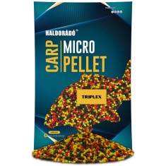 Haldorado - Carp Micro Pelete 600g, 3mm - TripleX (fragute + squid + carnati)