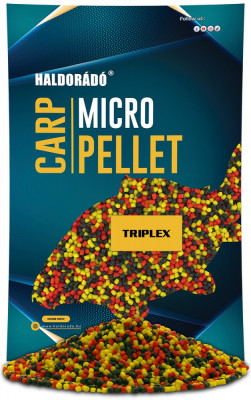 Haldorado - Carp Micro Pelete 600g, 3mm - TripleX (fragute + squid + carnati) foto