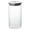 Borcan Sticlă 750ml cu Capac Metalic Etanș - Borosilicată Transparentă, Depozitare Alimente, Bucătărie