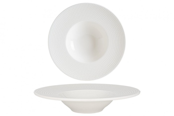 Bonna Farfurie cu paste - Pure Dot - Por&Aring;&pound;elan - 28 cm (400cc) - set de 2