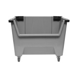 Cutie de depozitare modulara cu roti, gri, 530x330x395 mm Breckner