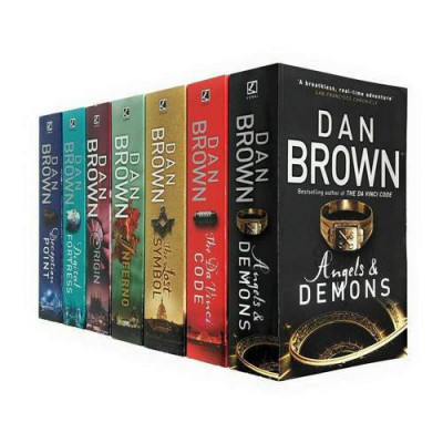 Dan Brown Robert Langdon Series 7 Books Collection Set,Dan Brown - Editura Corgi Bantam Press foto