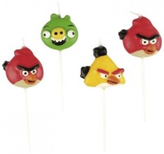 Lumanari Angry Birds set 4 buc foto