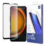 Folie de protectie Ecran DUX DUCIS pentru Samsung Galaxy XCover7 Pro, Sticla Securizata, Edge Glue, Neagra