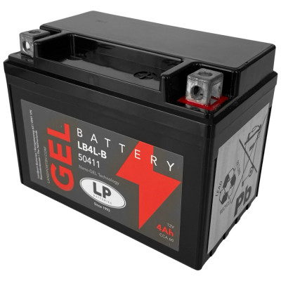 Baterie Moto LP Batteries Gel 4Ah 40A 12V MG LB4-3 foto