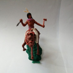 bnk jc Figurina de plastic - indian calare - Hong Kong copie dupa Timpo