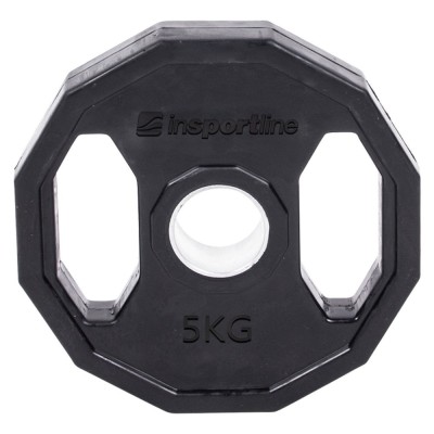 Greutate cauciucata olimpica inSPORTline Ruberton 5kg, foto