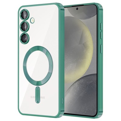 Husa pentru Samsung Galaxy S23 FE - Techsuit Luxury Crystal MagSafe - Light Green foto