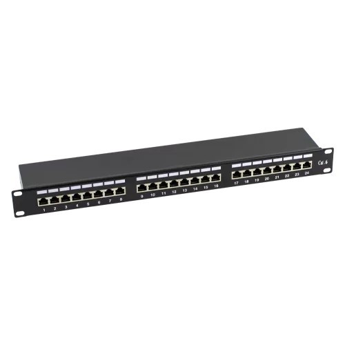 Patch Panel 1U, FTP cat6, 24 porturi RJ45 - ASYTECH Networking ASY-PP-FTP6-24
