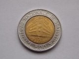 500 LIRE ITALIA 1996 COMEMORATIVA-INSTITUTUL NATIONAL DE STATISTICA