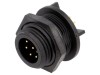 Conector circular soclu tată 8 pini 125V IP68 BULGIN Buccaneer 400
