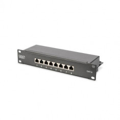 Patch Panel ASSMANN ELECTRONIC DN-91608S 10 inch 8x porturi Black foto