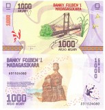 Madagascar 1000 Ariary 2017 UNC Bancnota, Africa