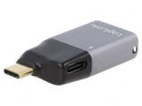 Adaptor USB C la HDMI 3.2 Negru/Gris