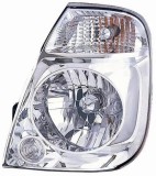 Far Kia K-2500/K-2700, 01.2005-, montare fata, stanga, H4; electric; fara motor; halogen, Depo, 921014E012